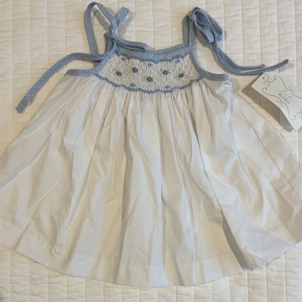 Charming Blue and White Kids Blouse